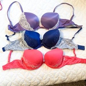 Bundle of 3 Victorias Secret bras